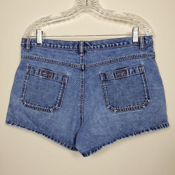 Calvin Klein Denim Shorts Womans Size 11 Blue Size Med Wash Cotton - Picture 5 of 7